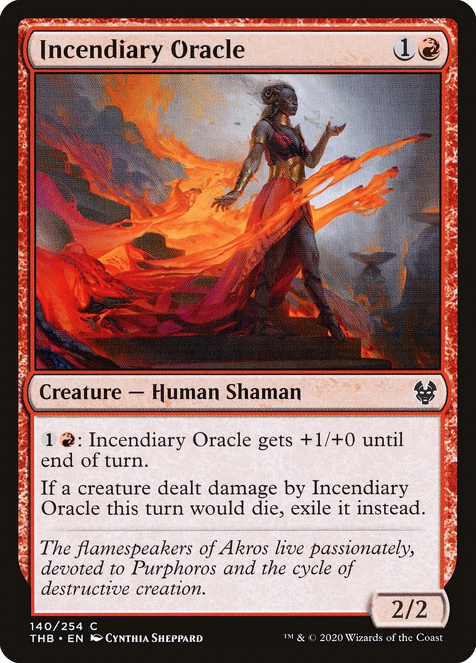 Incendiary Oracle [Theros Beyond Death] | Boutique FDB TCG