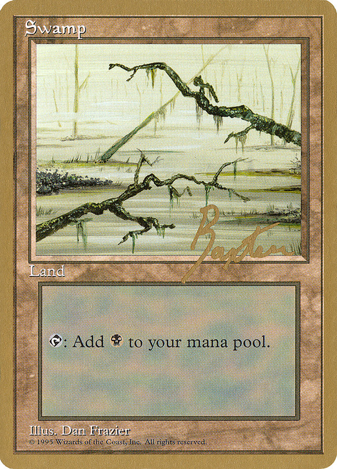 Swamp (gb371) (George Baxter) [Pro Tour Collector Set] | Boutique FDB TCG