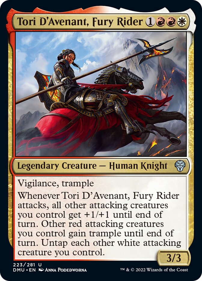 Tori D'Avenant, Fury Rider [Dominaria United] | Boutique FDB TCG