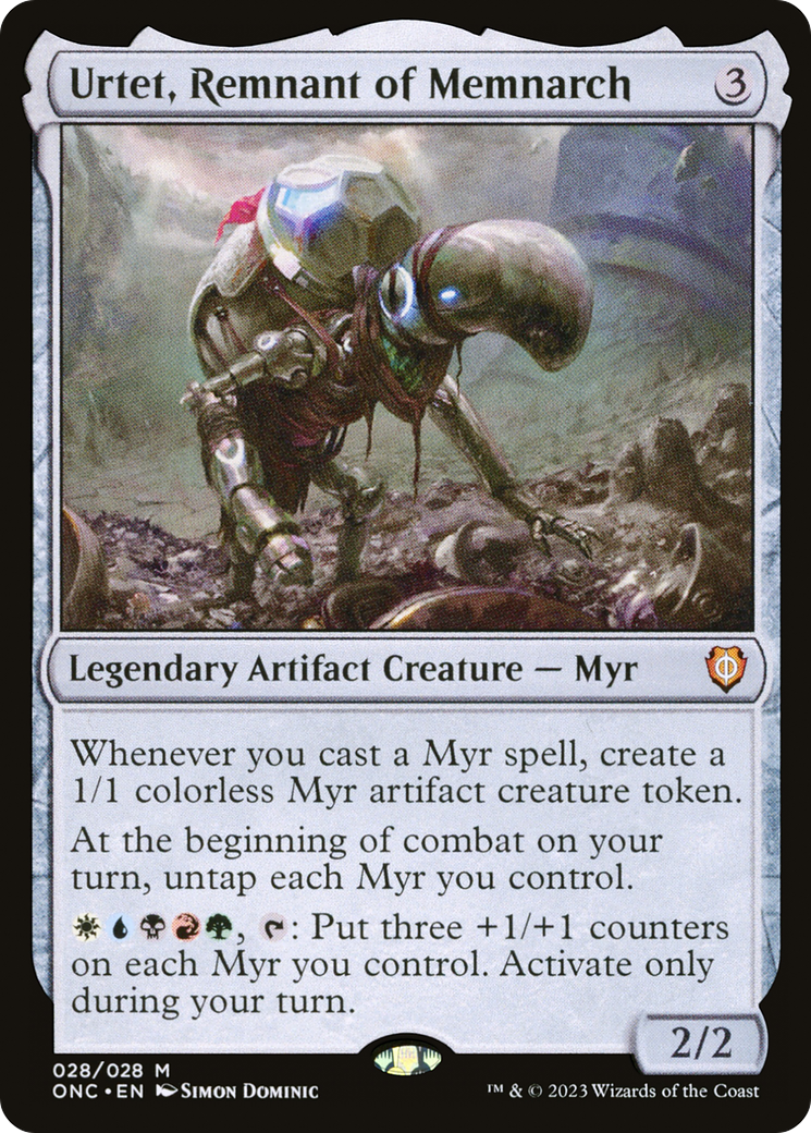 Urtet, Remnant of Memnarch [Phyrexia: All Will Be One Commander] | Boutique FDB TCG
