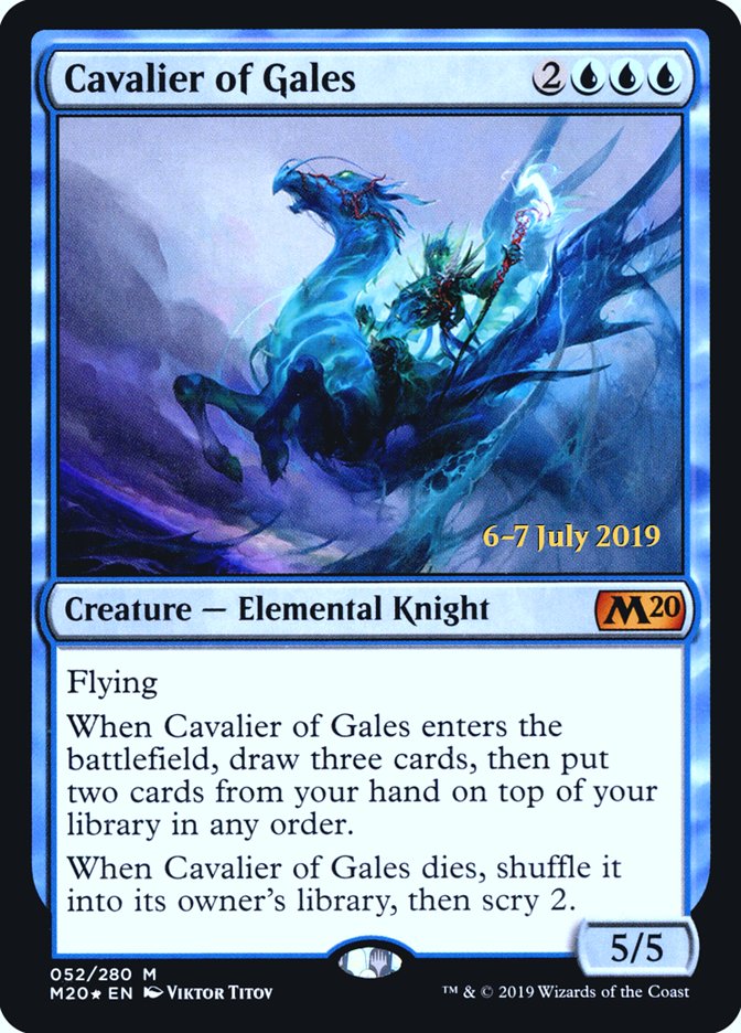 Cavalier of Gales [Core Set 2020 Prerelease Promos] | Boutique FDB TCG