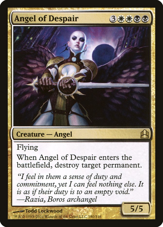 Angel of Despair [Commander 2011] | Boutique FDB TCG