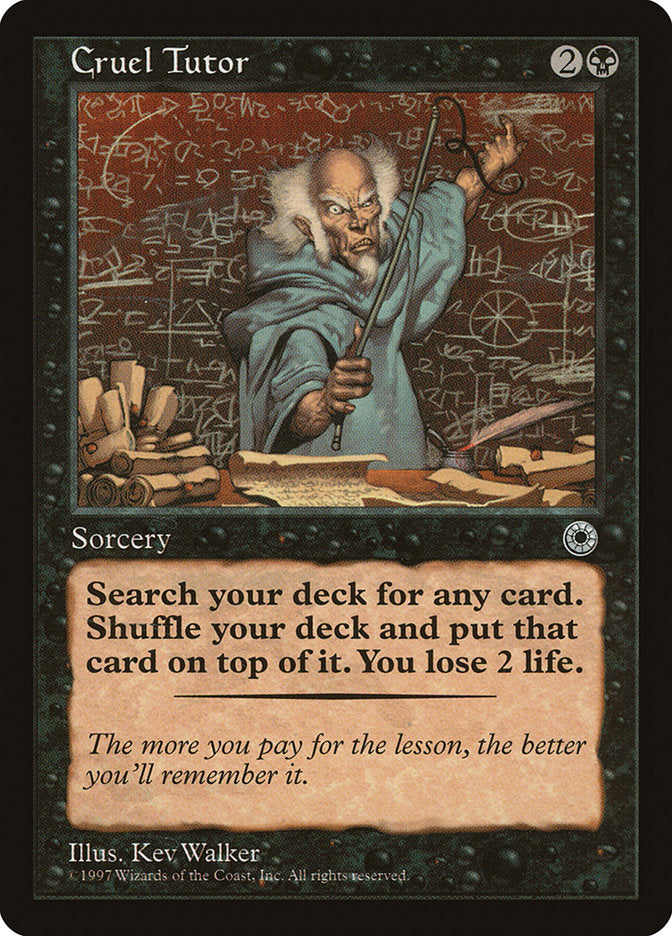Cruel Tutor [Portal] | Boutique FDB TCG