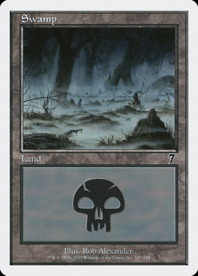 Swamp (347) [Seventh Edition] | Boutique FDB TCG