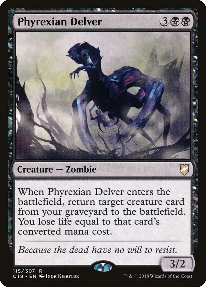 Phyrexian Delver [Commander 2018] | Boutique FDB TCG