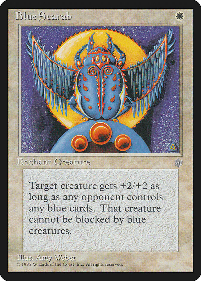 Blue Scarab [Ice Age] | Boutique FDB TCG