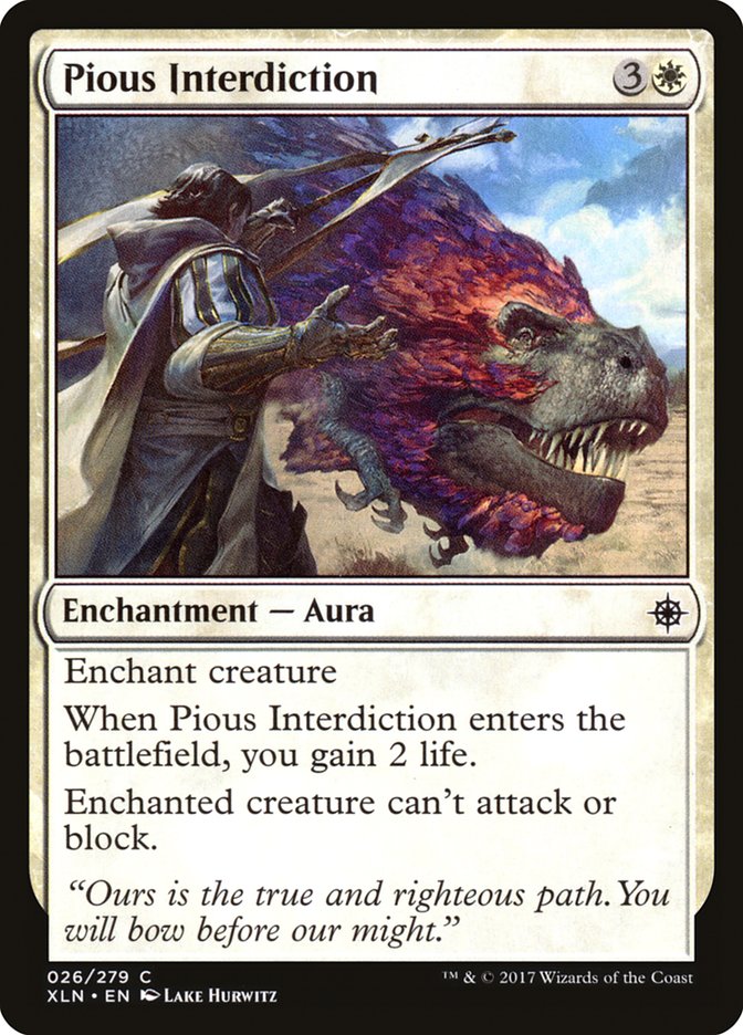 Pious Interdiction [Ixalan] | Boutique FDB TCG