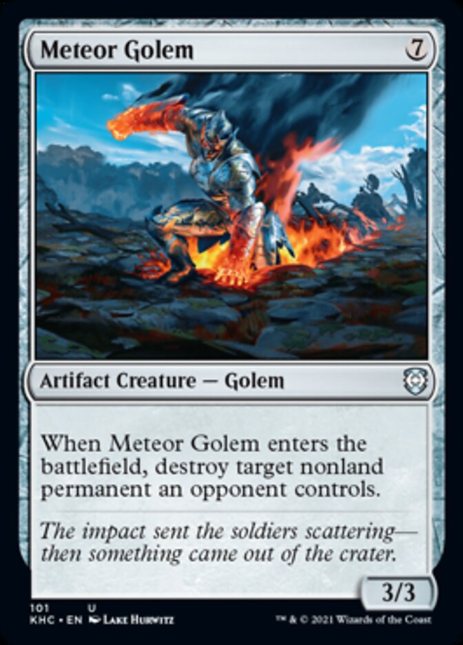 Meteor Golem [Kaldheim Commander] | Boutique FDB TCG