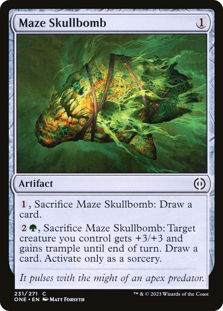 Maze Skullbomb [Phyrexia: All Will Be One] | Boutique FDB TCG