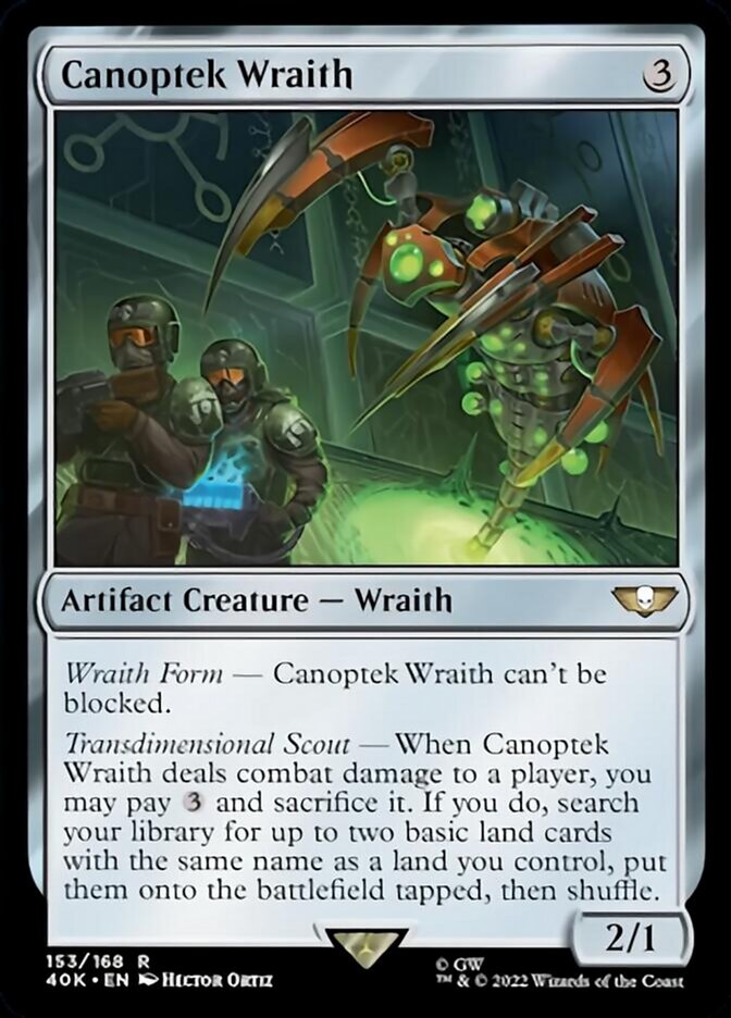 Canoptek Wraith (Surge Foil) [Warhammer 40,000] | Boutique FDB TCG