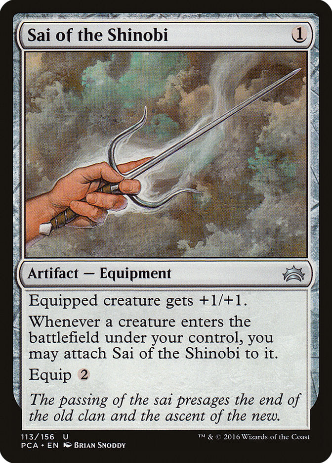 Sai of the Shinobi [Planechase Anthology] | Boutique FDB TCG