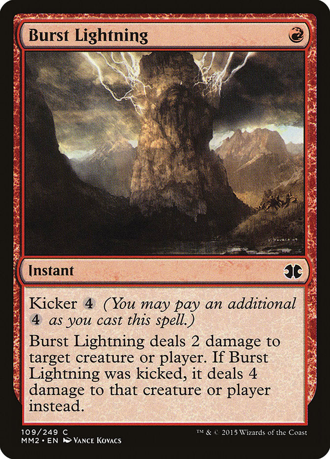 Burst Lightning [Modern Masters 2015] | Boutique FDB TCG