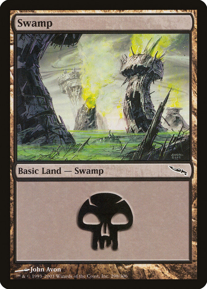 Swamp (298) [Mirrodin] | Boutique FDB TCG