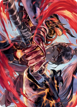 Risona, Asari Commander Art Card [Kamigawa: Neon Dynasty Art Series] | Boutique FDB TCG