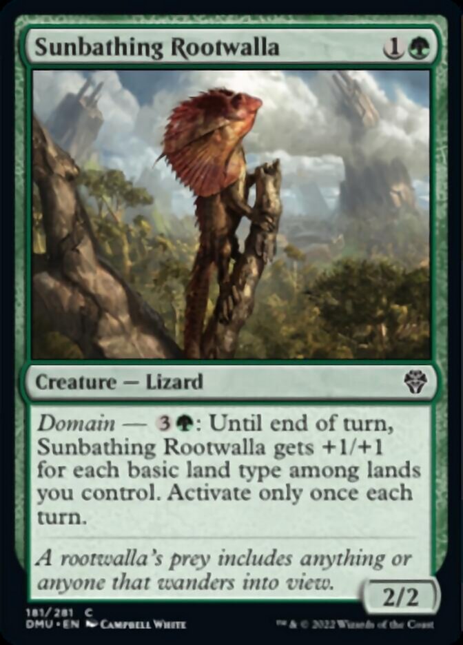 Sunbathing Rootwalla [Dominaria United] | Boutique FDB TCG