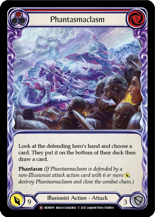 Phantasmaclasm [U-MON091-RF] (Monarch Unlimited)  Unlimited Rainbow Foil | Boutique FDB TCG