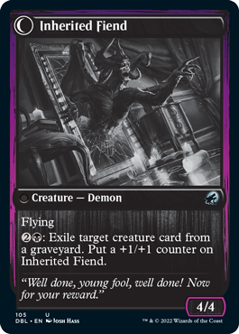 Heirloom Mirror // Inherited Fiend [Innistrad: Double Feature] | Boutique FDB TCG
