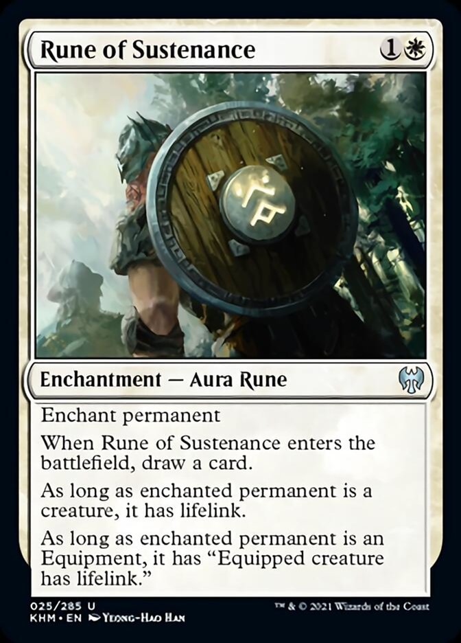 Rune of Sustenance [Kaldheim] | Boutique FDB TCG