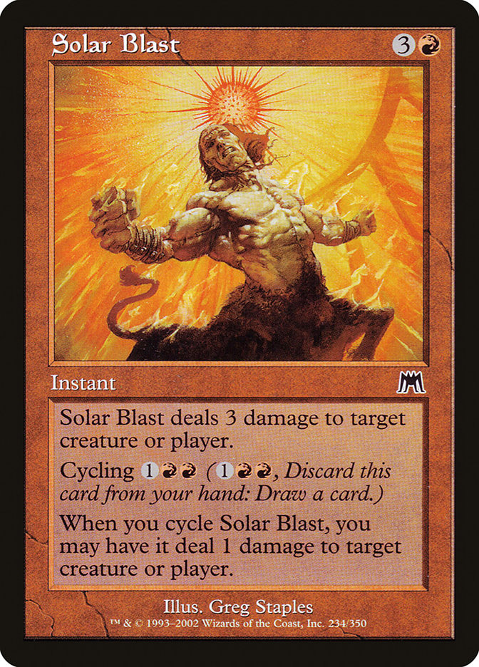 Solar Blast [Onslaught] | Boutique FDB TCG