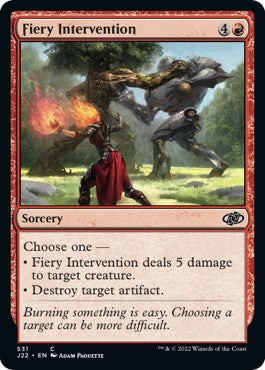 Fiery Intervention [Jumpstart 2022] | Boutique FDB TCG