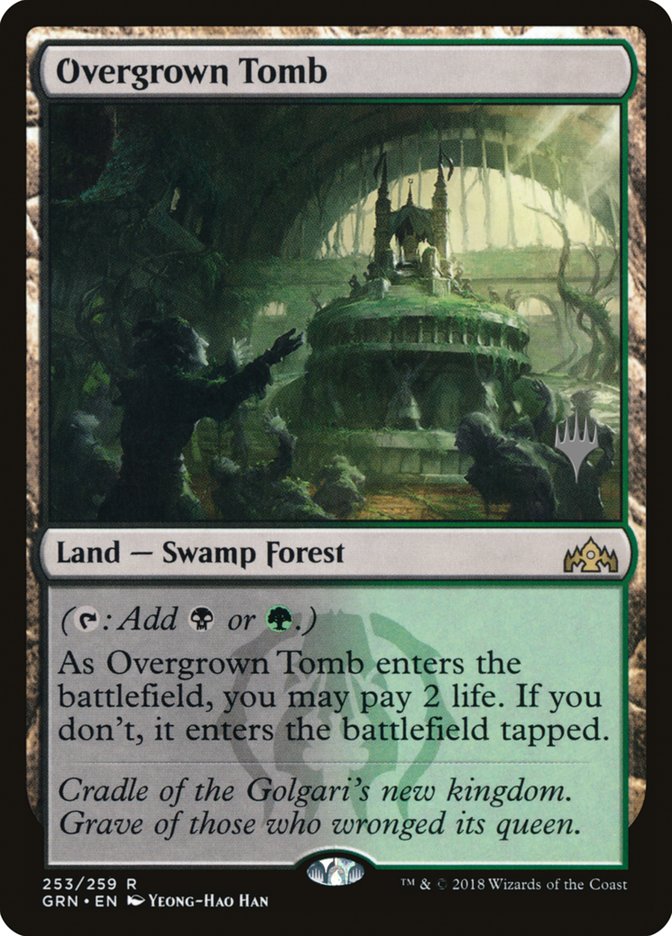 Overgrown Tomb (Promo Pack) [Guilds of Ravnica Promos] | Boutique FDB TCG