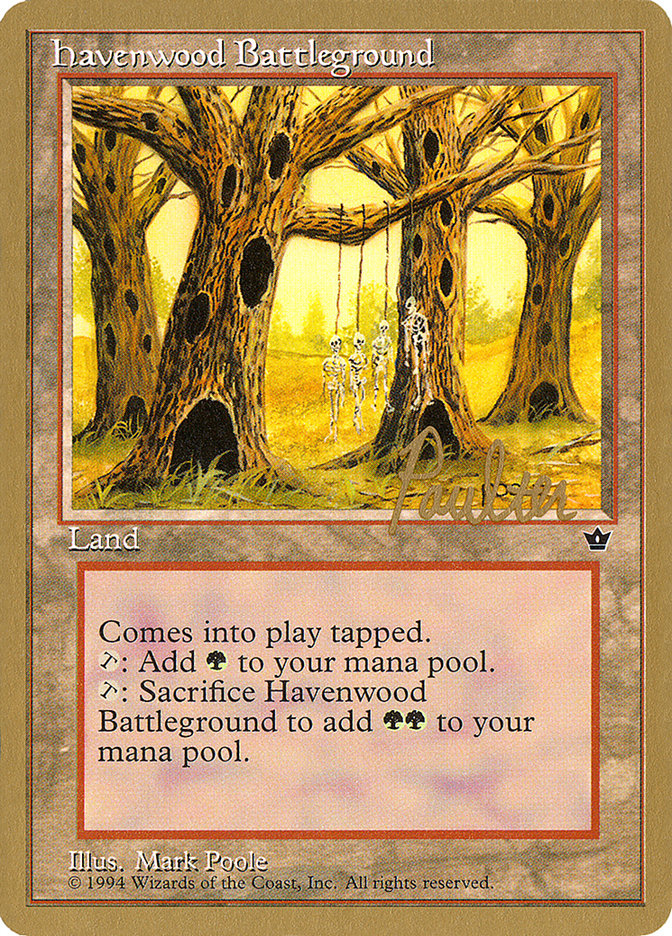 Havenwood Battleground (Preston Poulter) [Pro Tour Collector Set] | Boutique FDB TCG