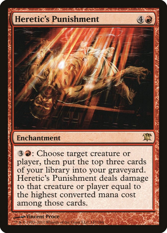 Heretic's Punishment [Innistrad] | Boutique FDB TCG
