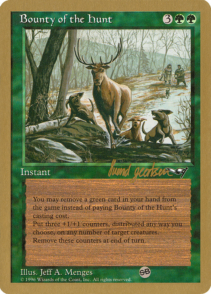 Bounty of the Hunt (Svend Geertsen) (SB) [World Championship Decks 1997] | Boutique FDB TCG