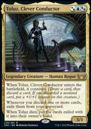 Toluz, Clever Conductor (Promo Pack) [Streets of New Capenna Promos] | Boutique FDB TCG