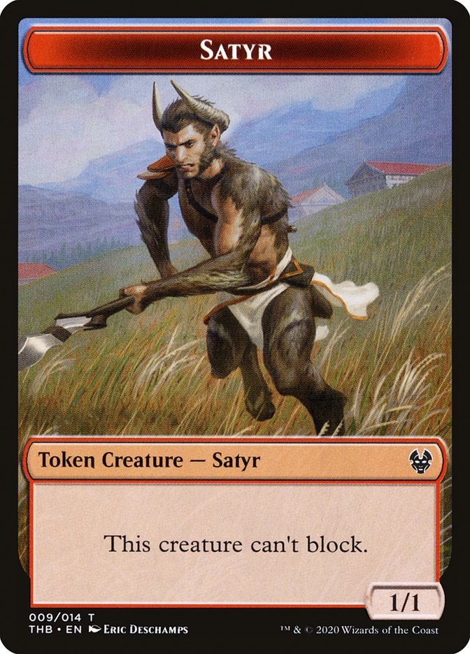 Satyr Token [Theros Beyond Death Tokens] | Boutique FDB TCG