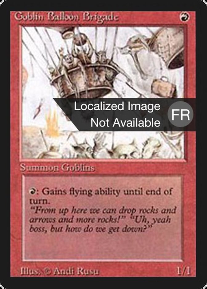 Goblin Balloon Brigade [Foreign Black Border] | Boutique FDB TCG