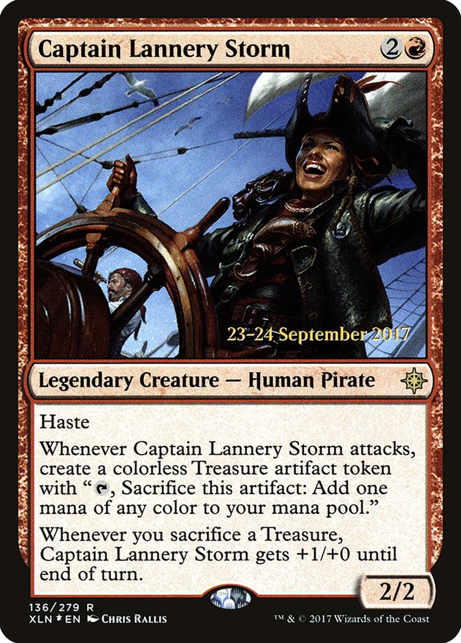 Captain Lannery Storm [Ixalan Prerelease Promos] | Boutique FDB TCG