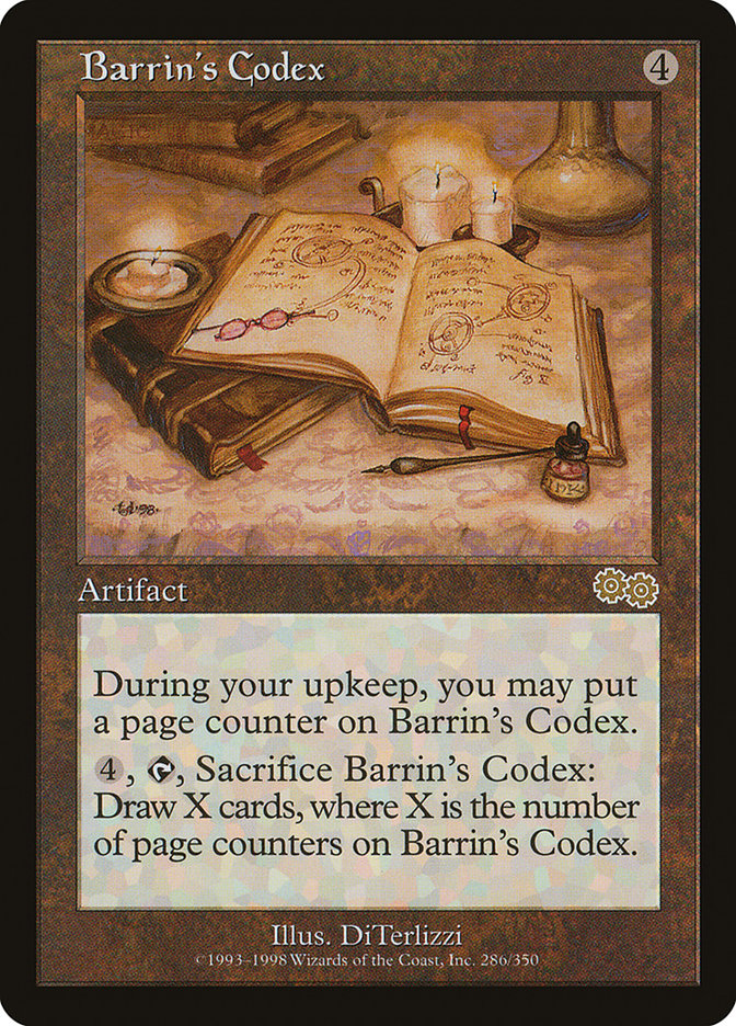 Barrin's Codex [Urza's Saga] | Boutique FDB TCG