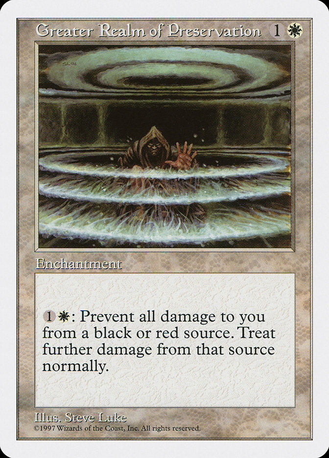Greater Realm of Preservation [Fifth Edition] | Boutique FDB TCG