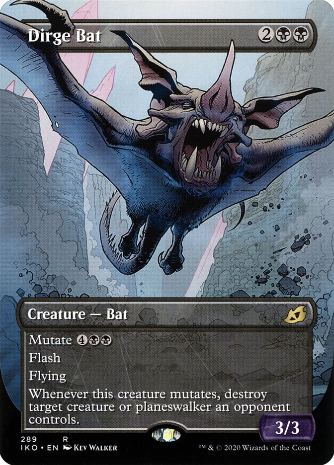 Dirge Bat (Showcase) [Ikoria: Lair of Behemoths] | Boutique FDB TCG