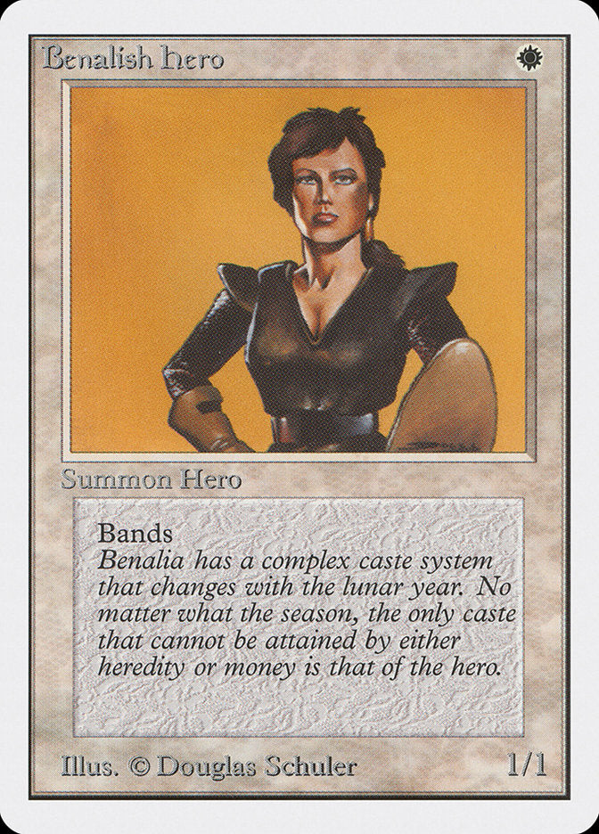 Benalish Hero [Unlimited Edition] | Boutique FDB TCG