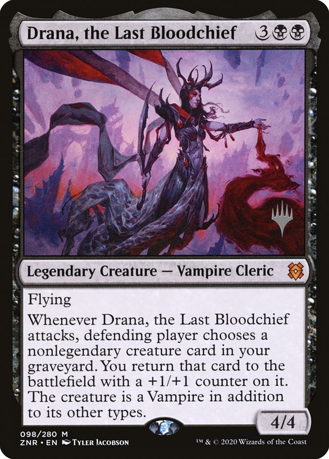 Drana, the Last Bloodchief (Promo Pack) [Zendikar Rising Promos] | Boutique FDB TCG