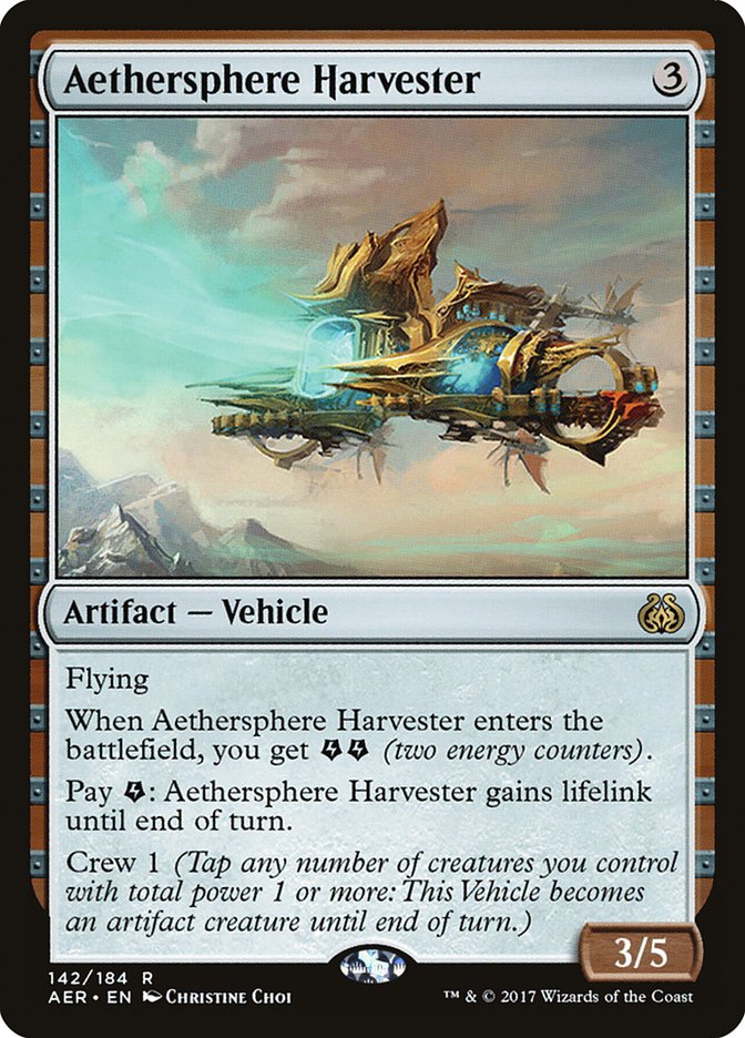 Aethersphere Harvester [Aether Revolt] | Boutique FDB TCG