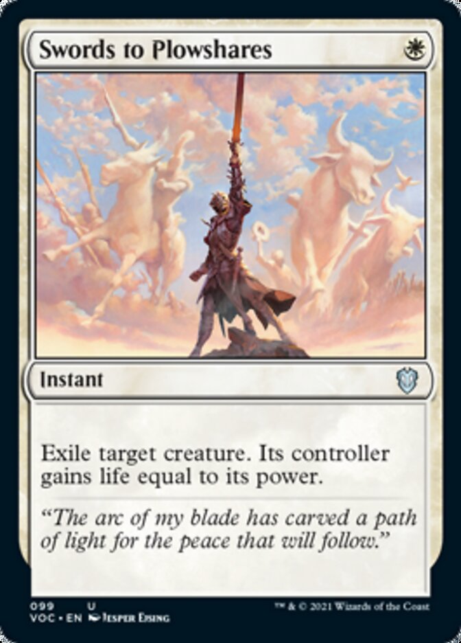 Swords to Plowshares [Innistrad: Crimson Vow Commander] | Boutique FDB TCG