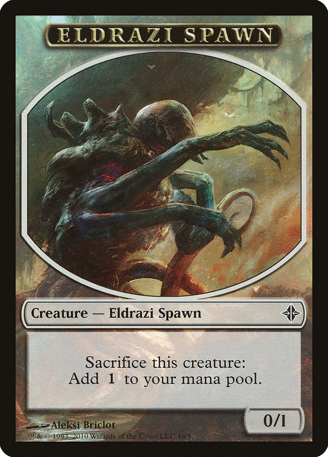 Eldrazi Spawn Token (1a/5) [Rise of the Eldrazi Tokens] | Boutique FDB TCG