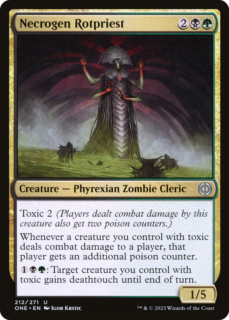 Necrogen Rotpriest [Phyrexia: All Will Be One] | Boutique FDB TCG