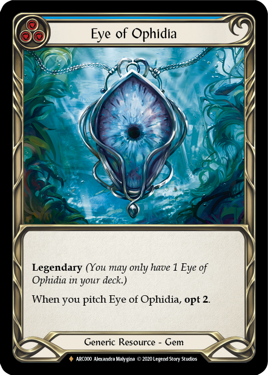 Eye of Ophidia [U-ARC000] (Arcane Rising Unlimited)  Unlimited Rainbow Foil | Boutique FDB TCG