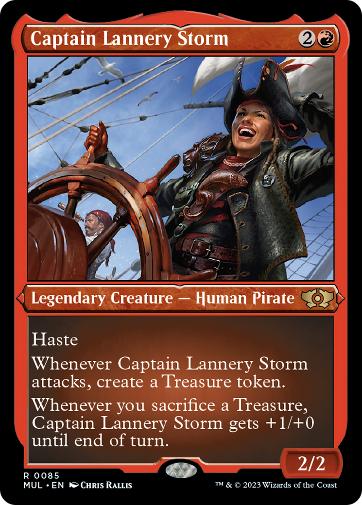 Captain Lannery Storm (Foil Etched) [Multiverse Legends] | Boutique FDB TCG