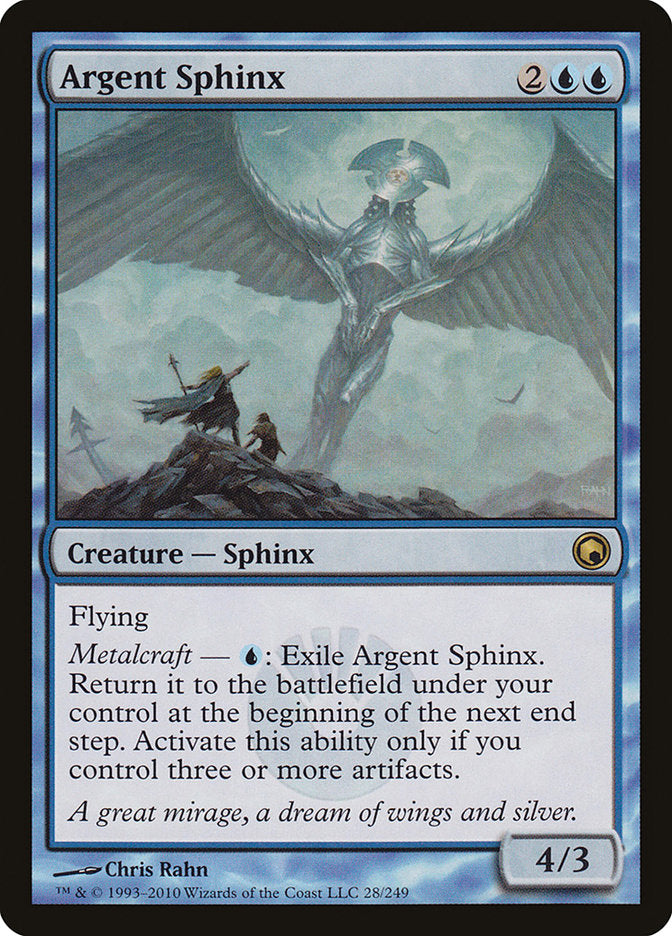Argent Sphinx [Scars of Mirrodin] | Boutique FDB TCG