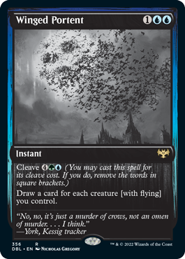 Winged Portent [Innistrad: Double Feature] | Boutique FDB TCG