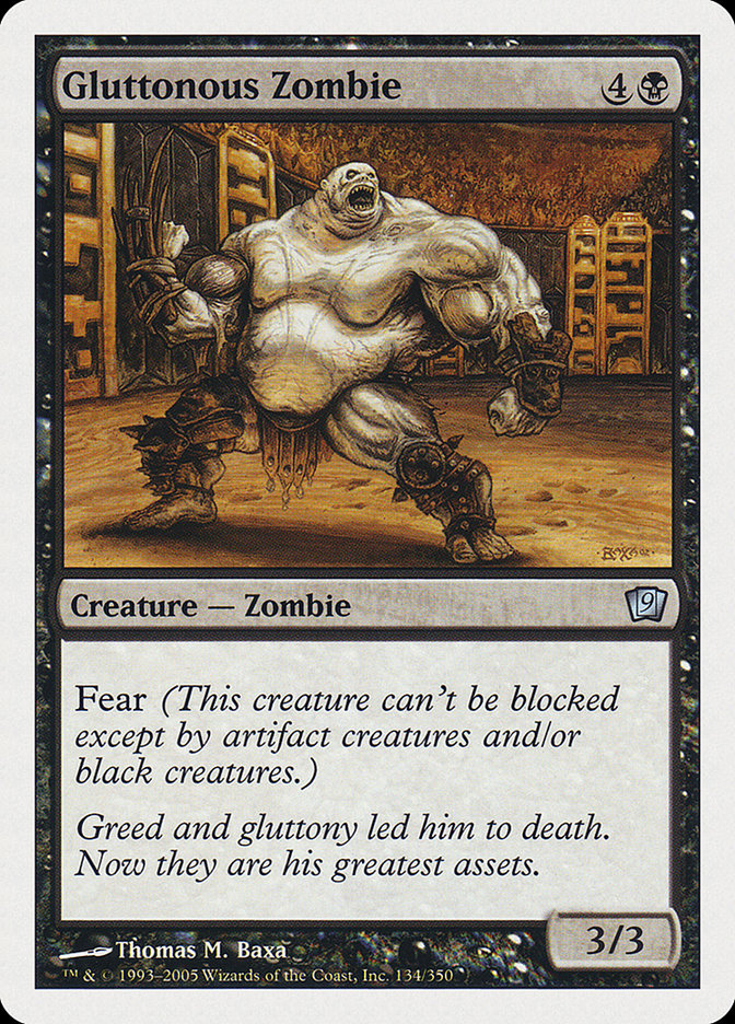 Gluttonous Zombie [Ninth Edition] | Boutique FDB TCG