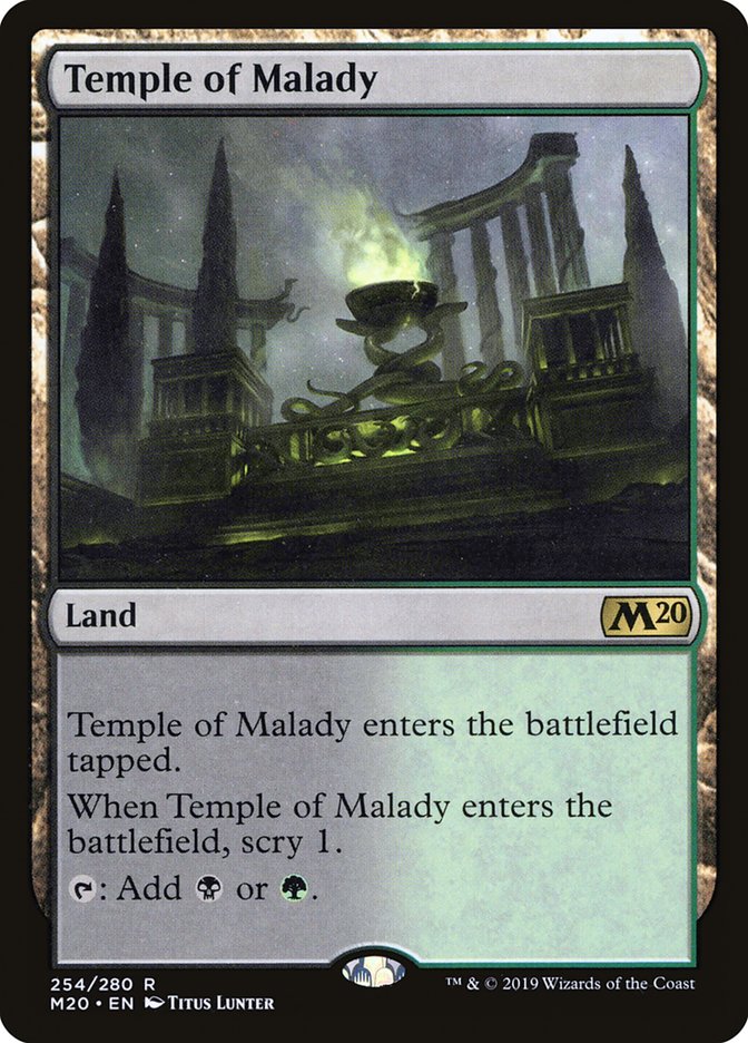 Temple of Malady [Core Set 2020] | Boutique FDB TCG