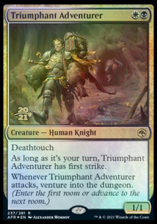 Triumphant Adventurer [Dungeons & Dragons: Adventures in the Forgotten Realms Prerelease Promos] | Boutique FDB TCG