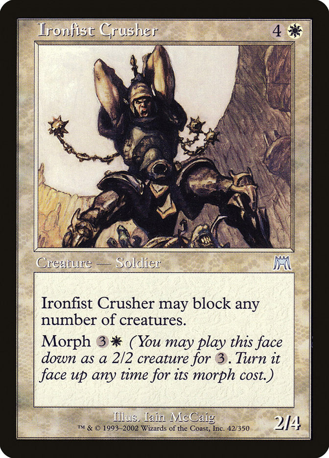 Ironfist Crusher [Onslaught] | Boutique FDB TCG