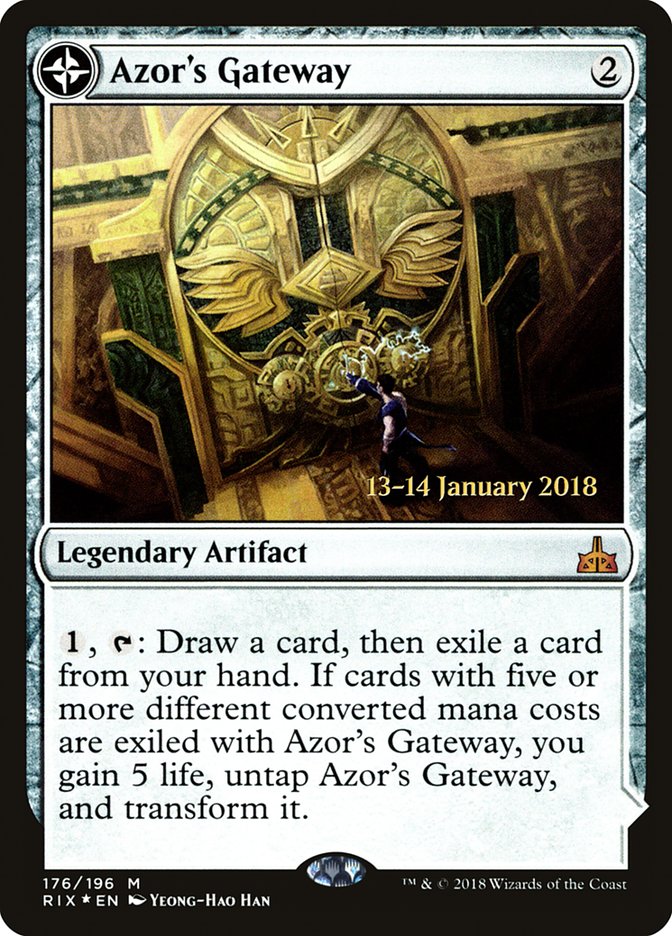 Azor's Gateway // Sanctum of the Sun [Rivals of Ixalan Prerelease Promos] | Boutique FDB TCG